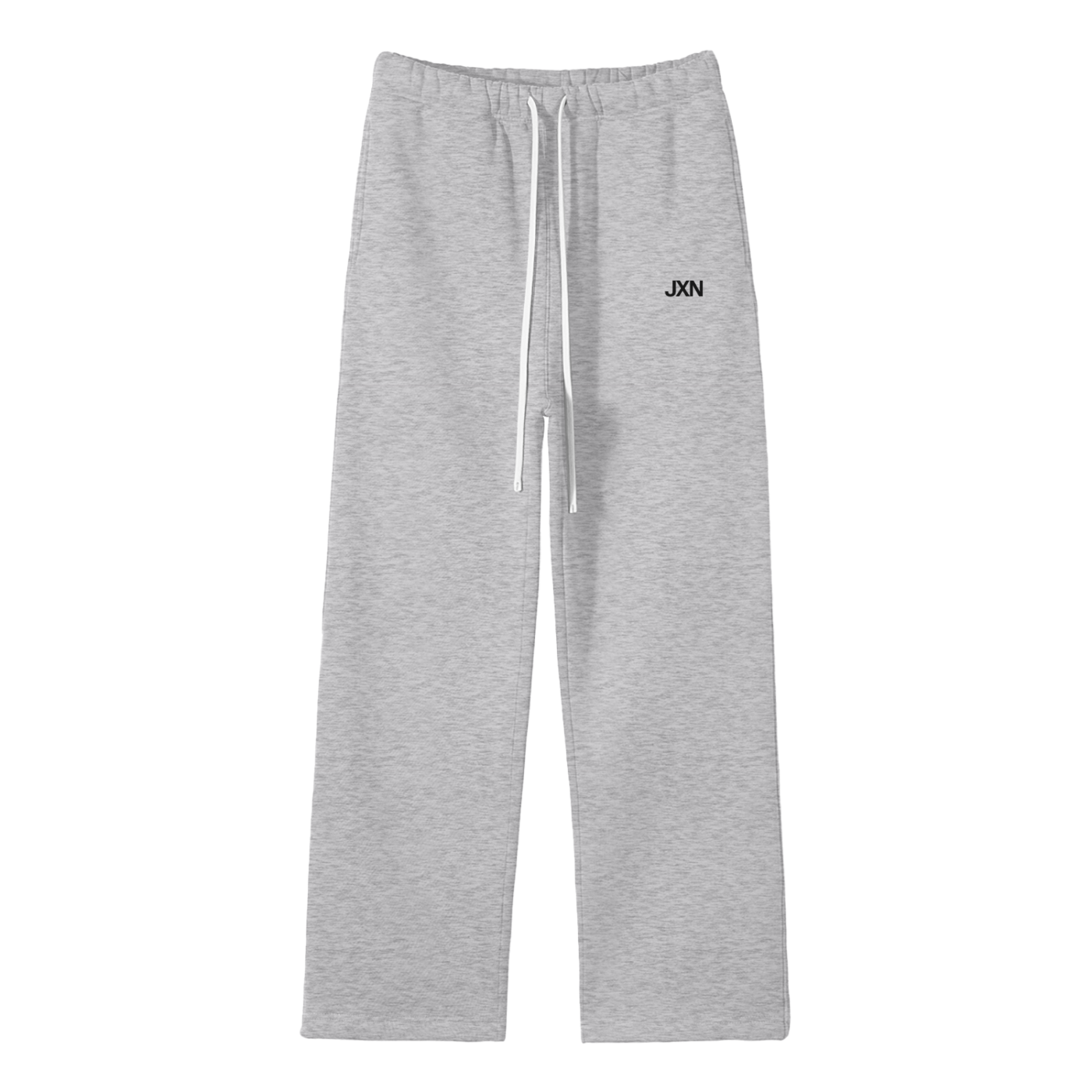 Unisex Solid Color Fleece Straight Leg Pants